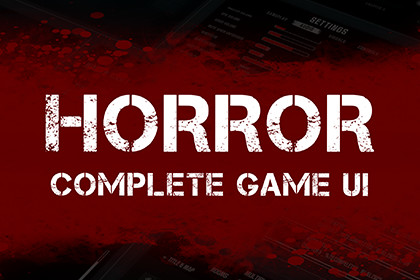 Horror UI Dark Theme GUI