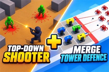Double Kit Bundle | Top Down Shooter + Merge Tower Defence