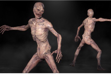 Withered City Zombie, Ghoul, Redneck