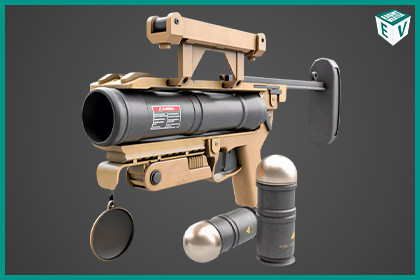 Grenade Launcher 04 Brown URP HDRP Textures