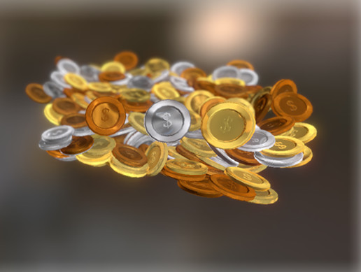 Material Coin Unity Metallic Coins | 3D Props | Unity Asset Store