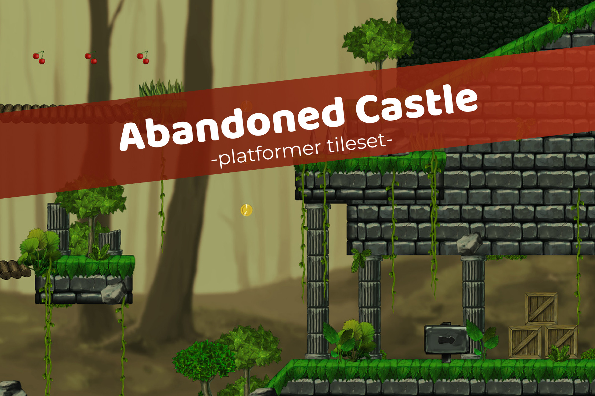 Abandoned Castle - Platformer Tileset | 2D Environments | Unity Asset Store