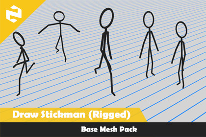 Character Pack - Draw Stickman