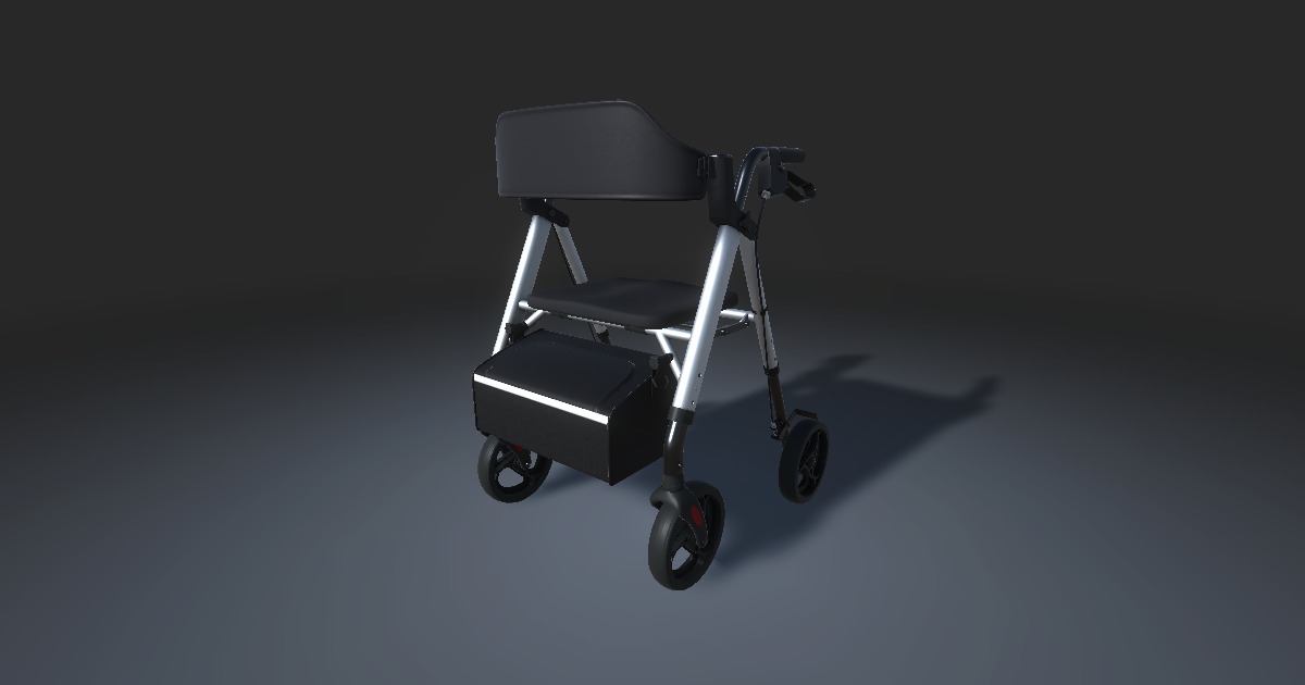 Unity 18 Rollator Walker | 3D Vehicles | Unity Asset Store