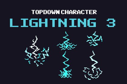 Lightning 3 - Pixel Art Effect