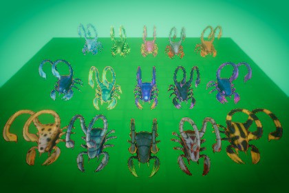 Bioflare Scorpion – Stylized Fantasy Monster (Rigged + Animation) – PixeliusVita