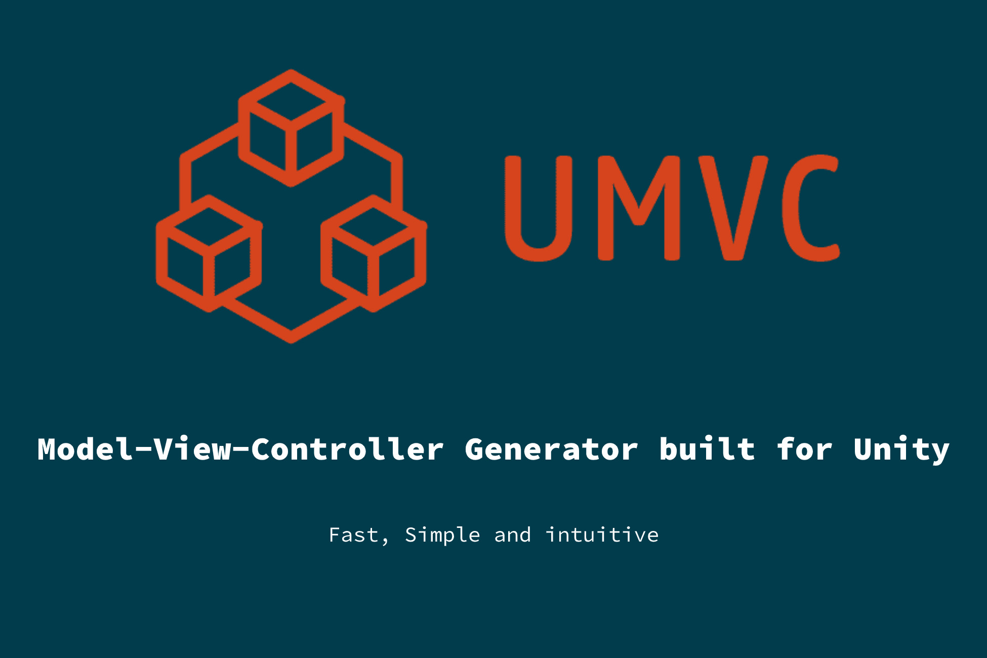 UMVC Model View Controller Generator Built For Unity Utilities