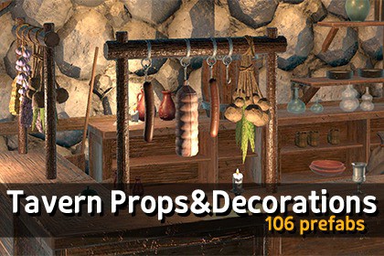 MAR-Medieval Tavern Props&Decorations