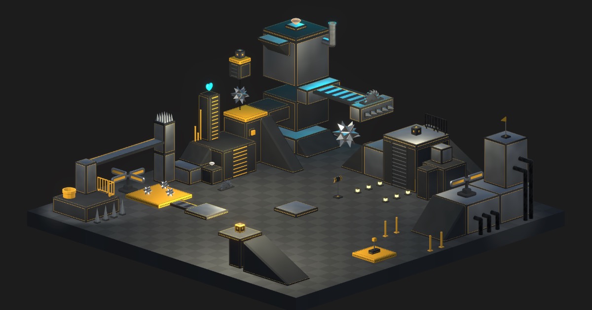 Duo Minimal 3D Platformer Asset Pack | 3D Animals | Unity Asset Store