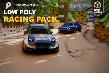 Low poly racing pack