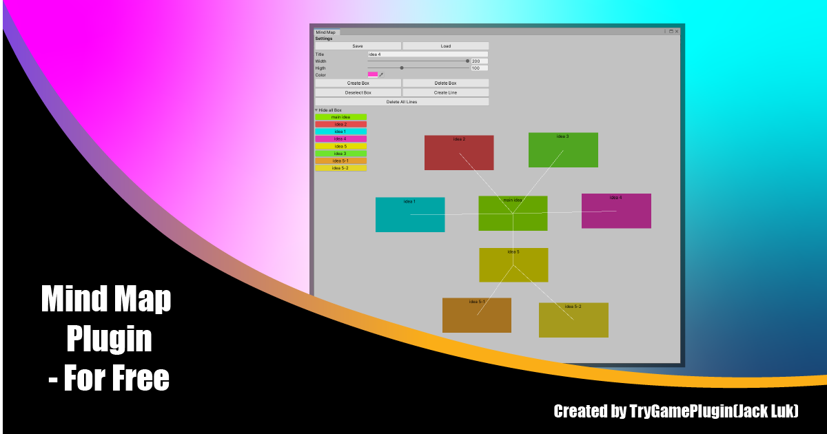Mind Map Plugin - For Free | GUI Tools | Unity Asset Store