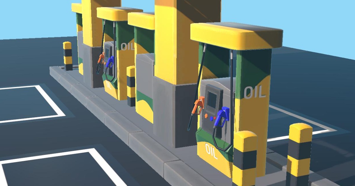 MAR-Low_Poly_Gas_Station_Pack