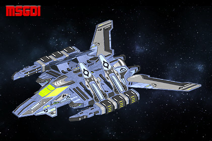 Spaceship Karban Attack Fighter