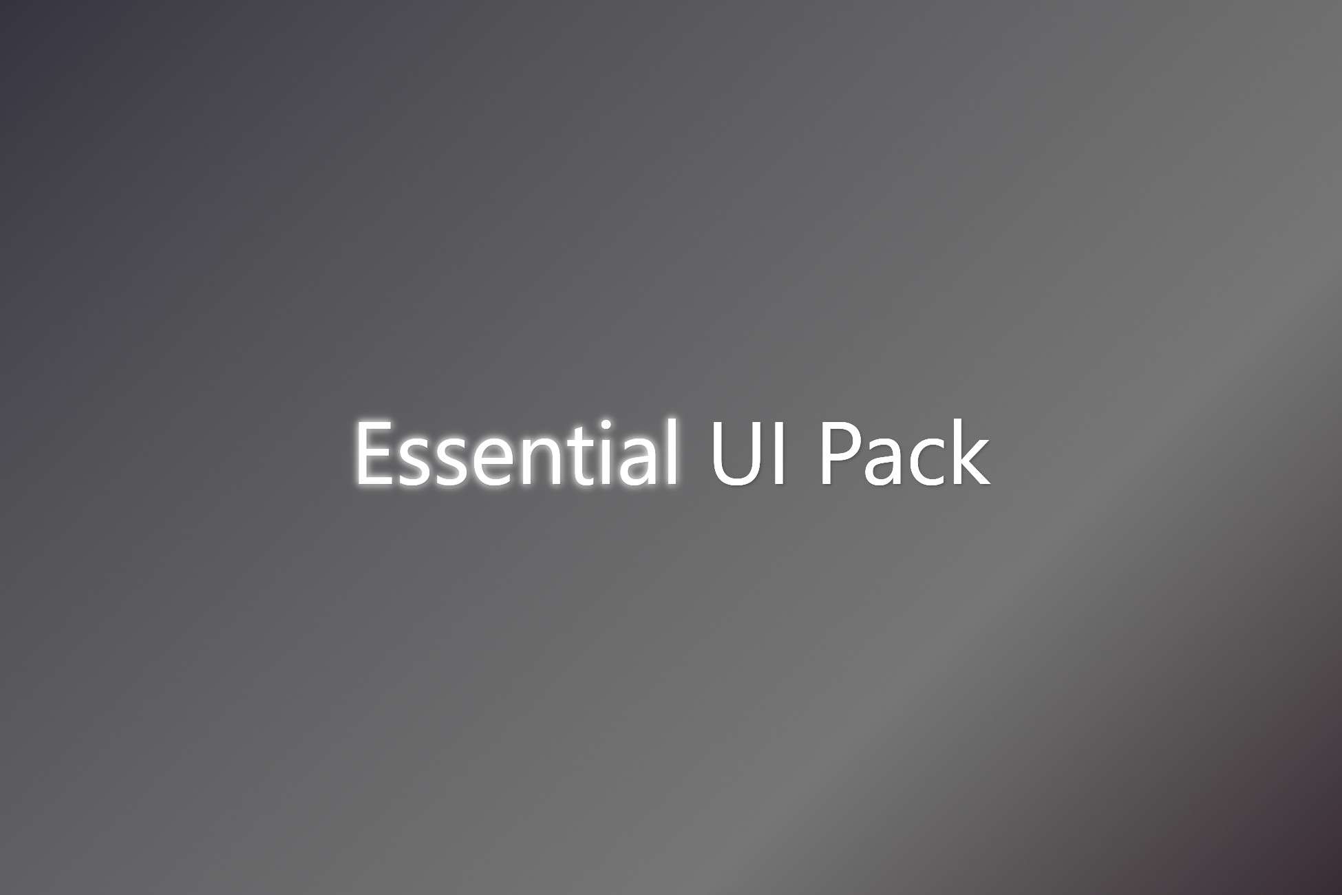 Essential UI Pack | GUI Tools | Unity Asset Store