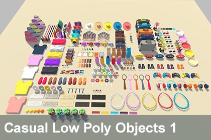 Casual Low Poly Objects 1