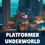 Platformer 8 Underworld - Low Poly 3D Models Pack