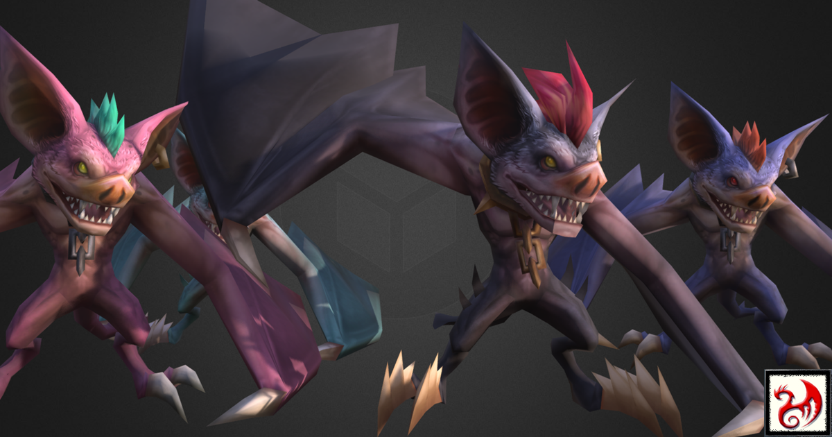 Bat A | 3D 생물 | Unity Asset Store