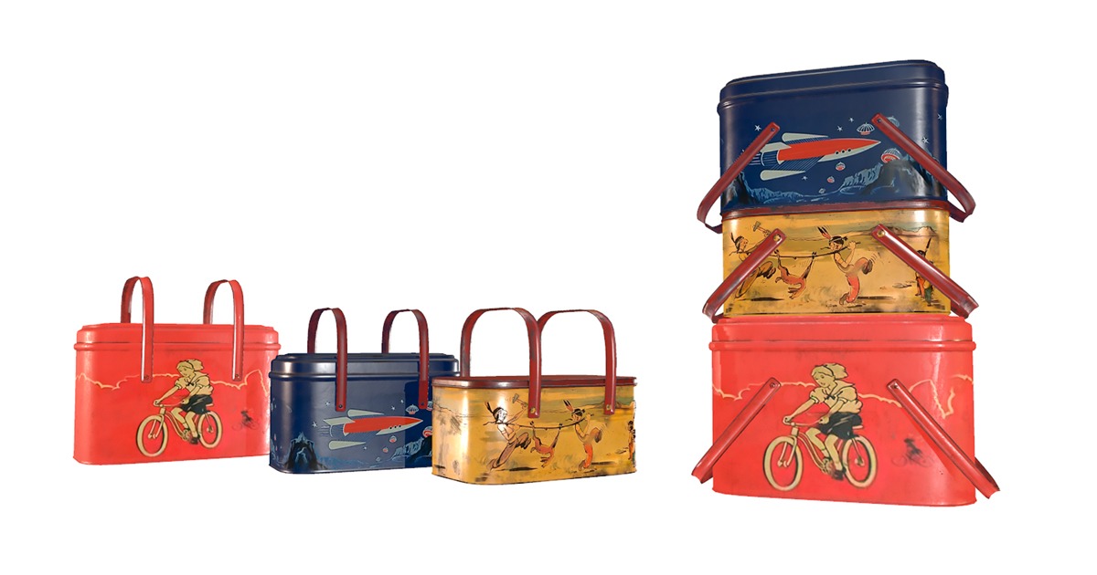 Vintage lunch boxes | 3D Props | Unity Asset Store