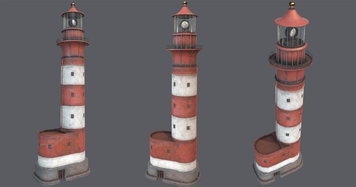 Unity Lighthouse Effect Old Lighthouse PBR | 3D Exterior | Unity Asset Store