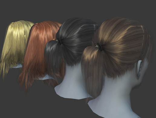 Advanced Hair Shader Pack | VFX Shaders | Unity Asset Store