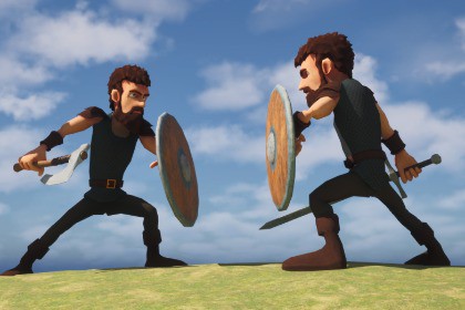 dReal Warrior Fantasy Character