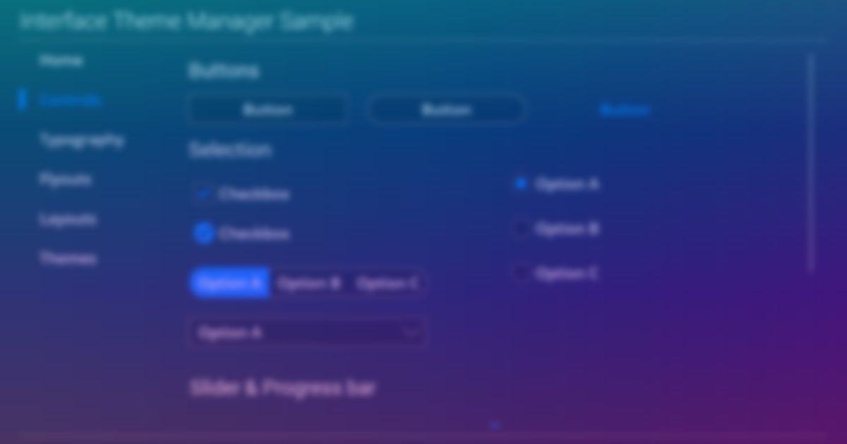 Interface Theme Manager | 2D Icons | Unity Asset Store