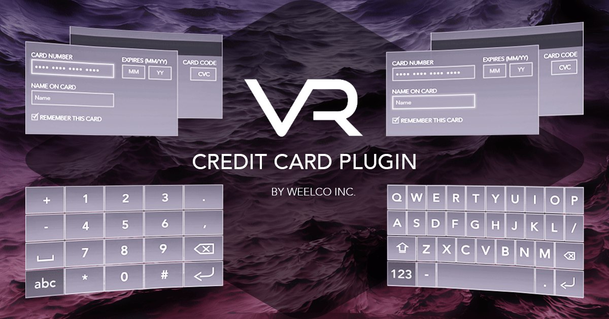 Unity Credit Card Credit Card VR Plugin | 입출력 관리 | Unity Asset Store