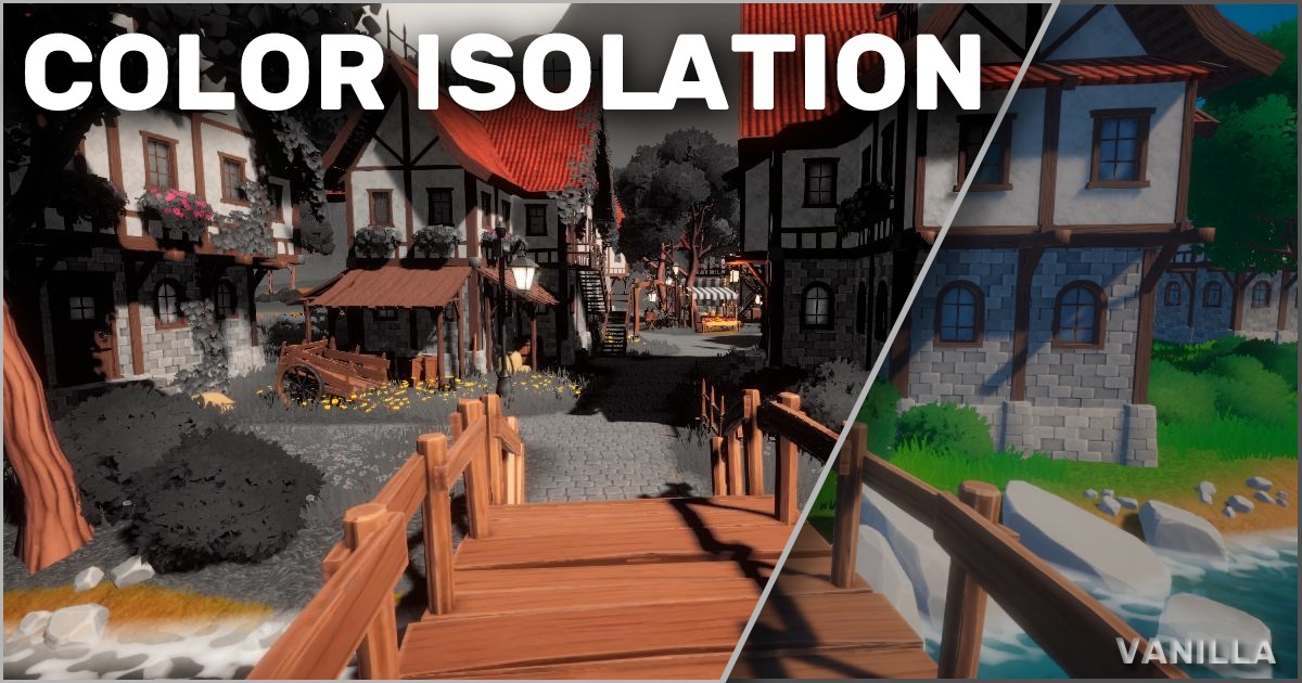 Artistic: Color Isolation | Fullscreen & Camera Effects | Unity Asset Store