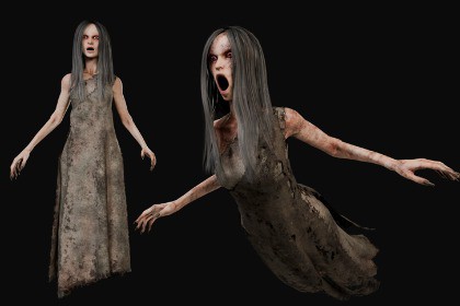 Creepy Flying Girl