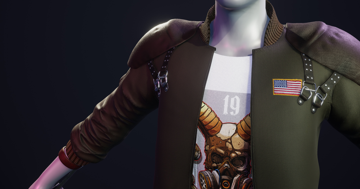 Street Blade Outfit Male from Tafi | 3D Clothing | Unity Asset Store