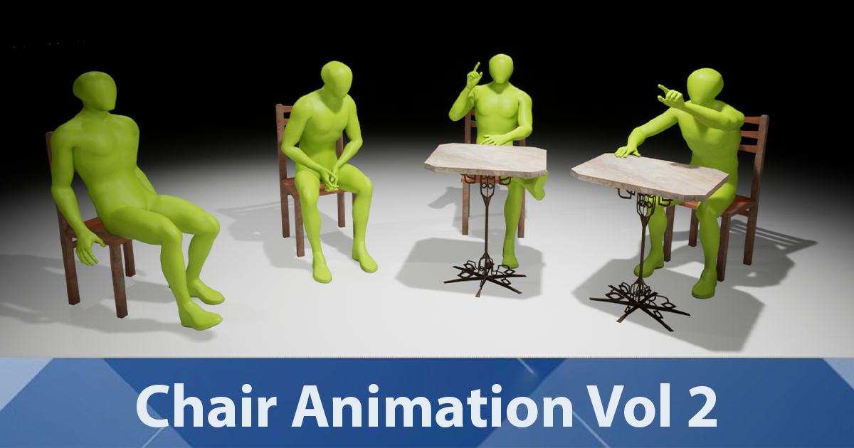 Computer Chair Animated Chair Animation Vol 2 | 3D Animations | Unity Asset Store