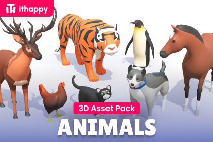 Animals FREE - Animated Low Poly 3D Models