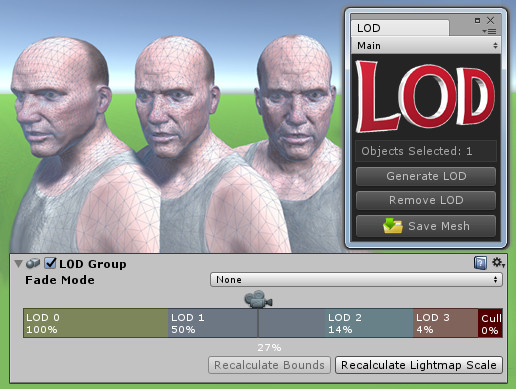LOD | Modeling | Unity Asset Store