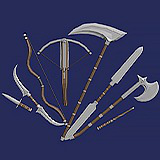 Low Poly Style Weapons Part 1