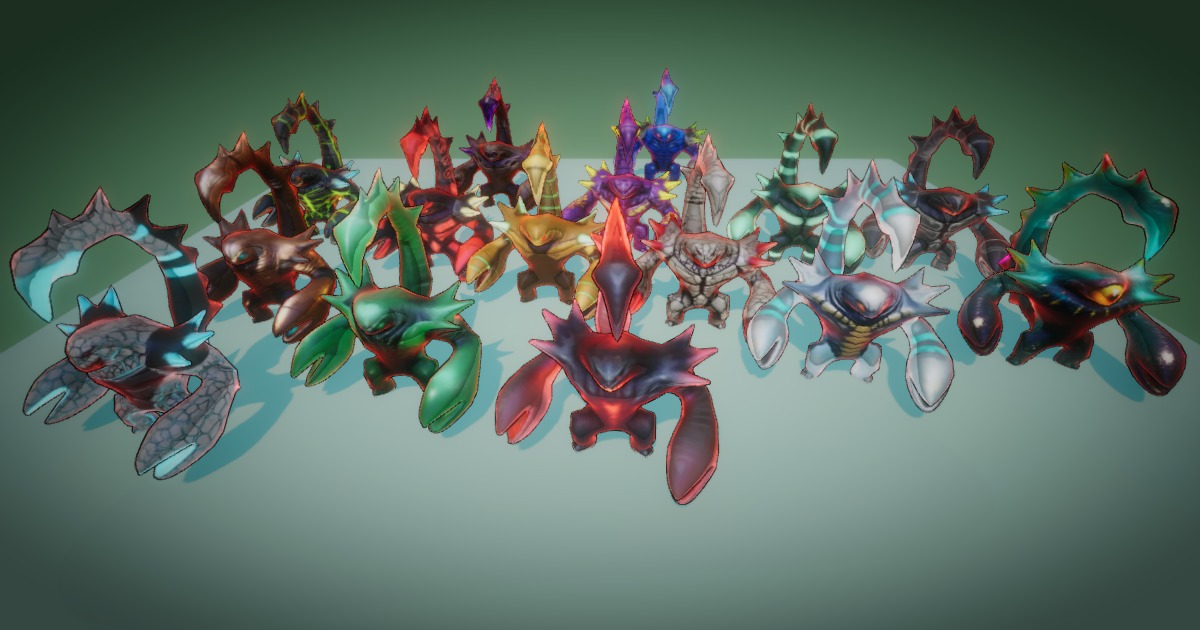 Unity Creatures Fantasy Monster 16 (Rigged + Animation) – PixeliusVita | 3D Creatures ...