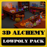 3D Alchemy Lowpoly Pack