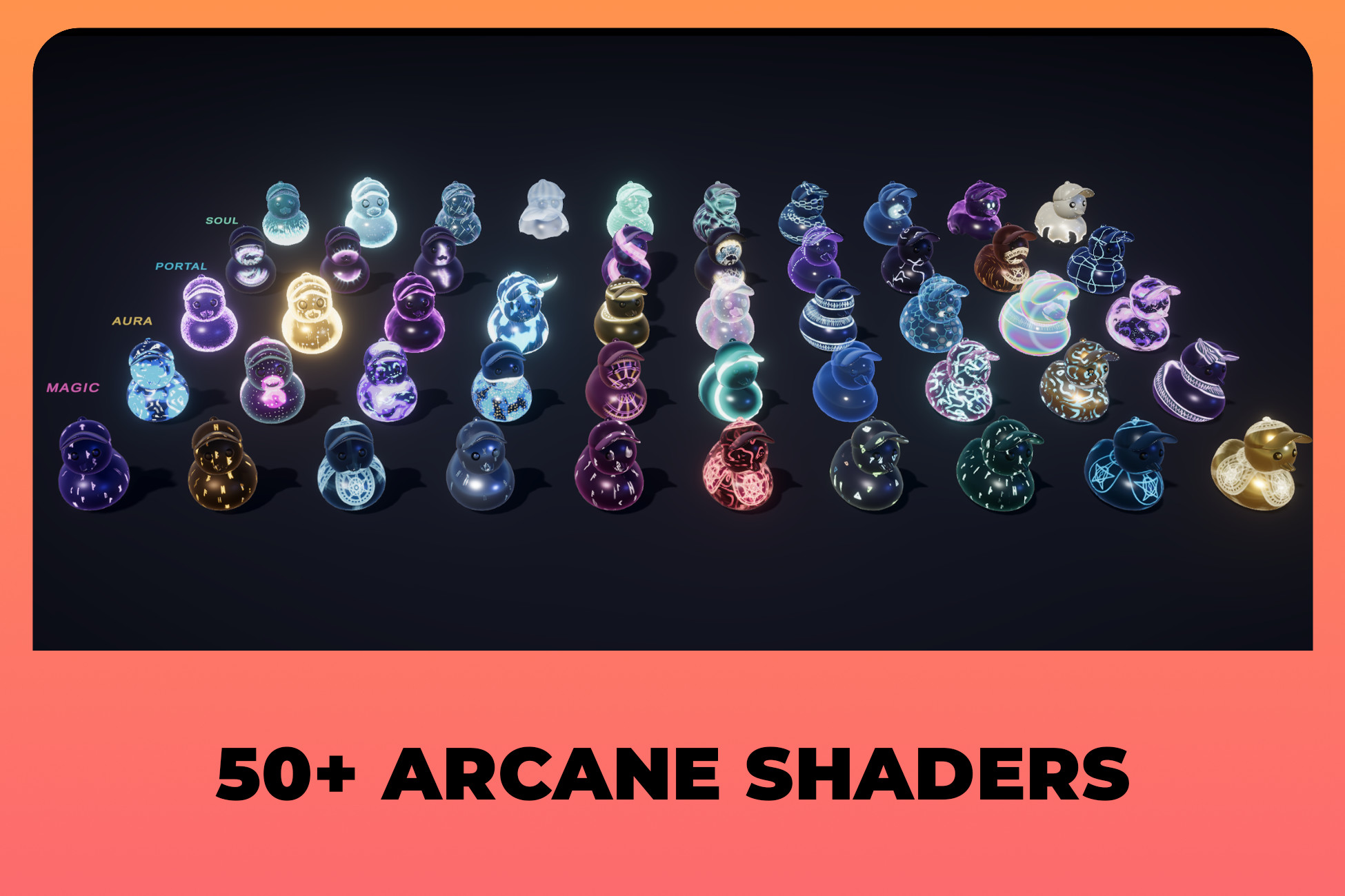 50 Arcane Shaders for Unity URP