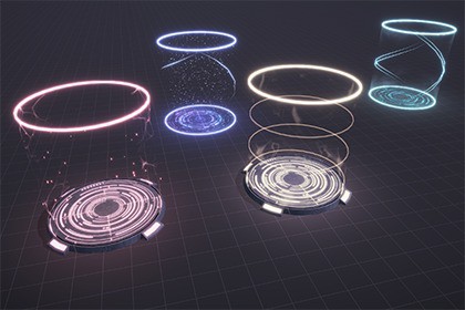 Sci-Fi Teleport VFX Pack