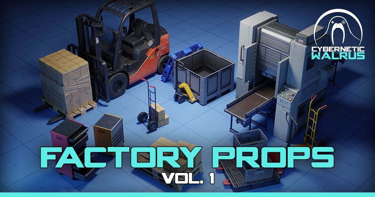 Factory Props Vol. 1 | 3D Props | Unity Asset Store