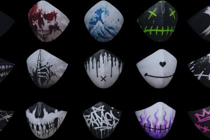 Stylized Face Masks Pack