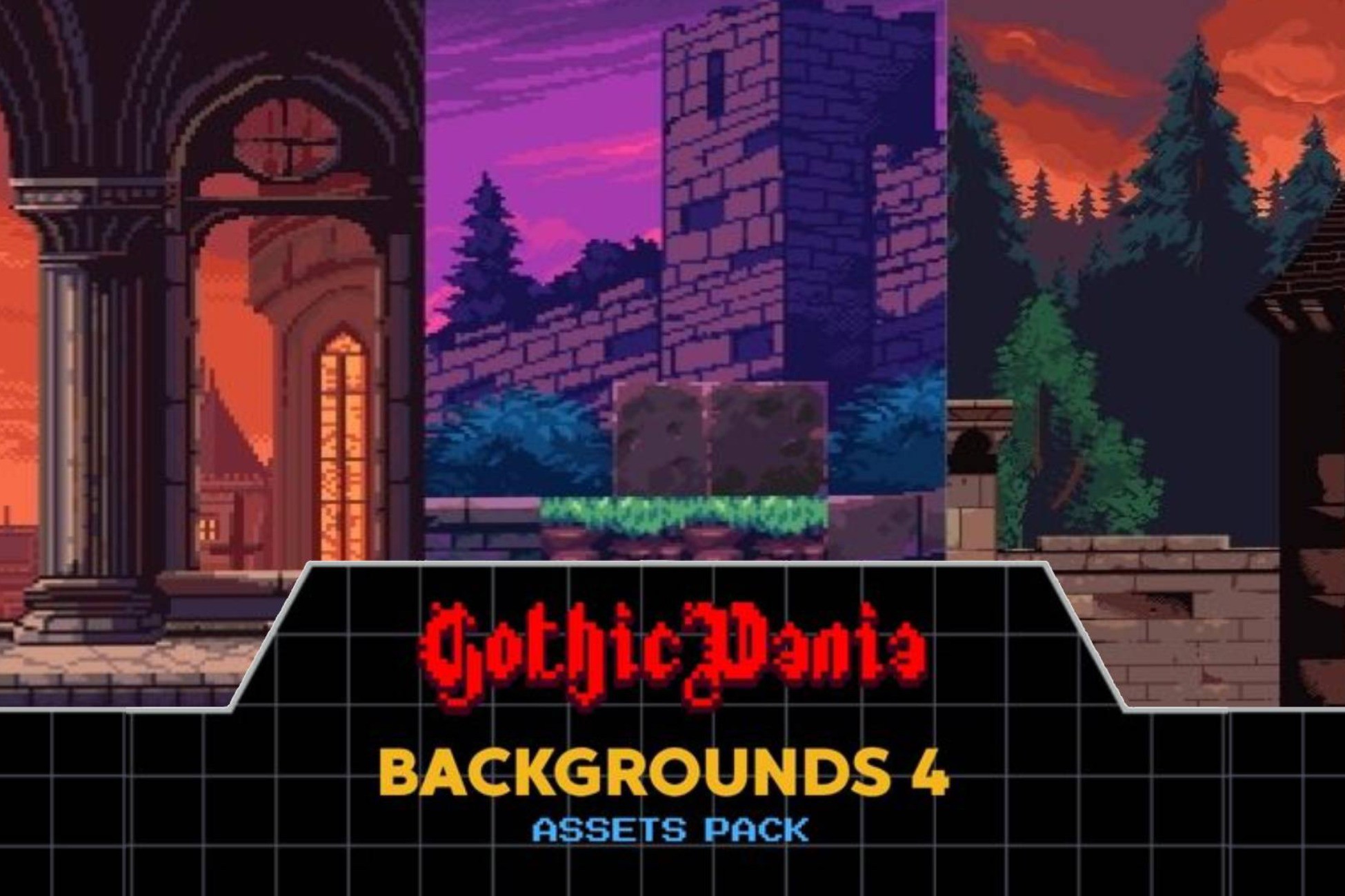 Gothicvania Backgrounds 4, image 1