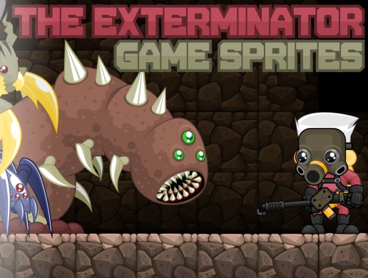 The Exterminator - Game Sprites | 2D Characters | Unity Asset Store