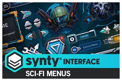 Sci-Fi Menus - Synty INTERFACE - GUI