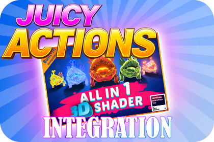 Juicy Actions for All in 1 3D Shader