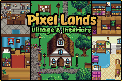 Pixel Lands - Village & Interiors