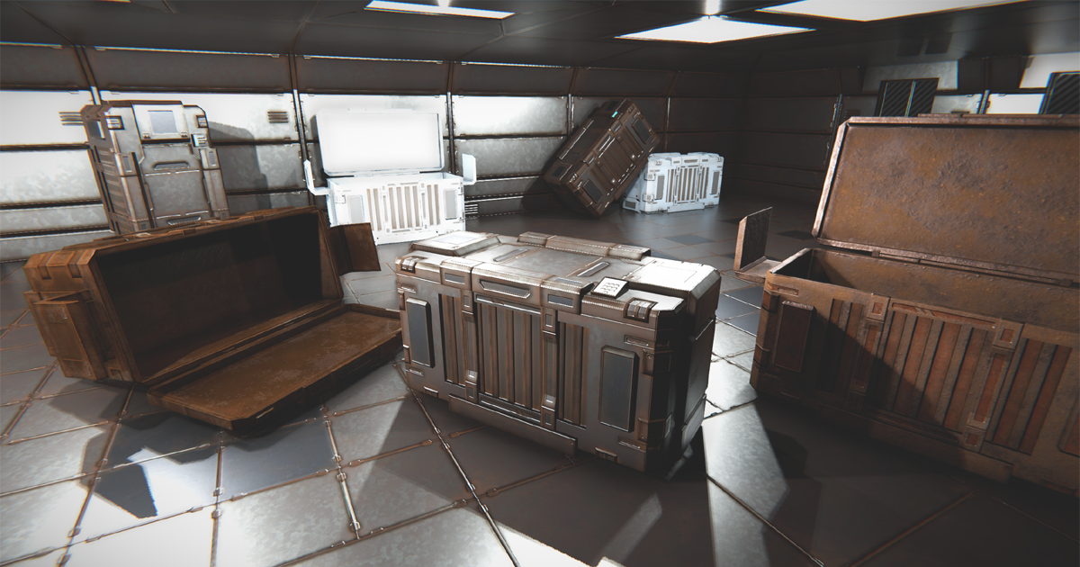 Sci Fi Crates - SFMLBT-Lite | 3D Props | Unity Asset Store