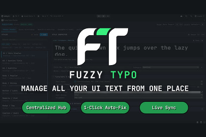 FuzzyTypo: Central Typography & Text Style Manager for TextMeshPro