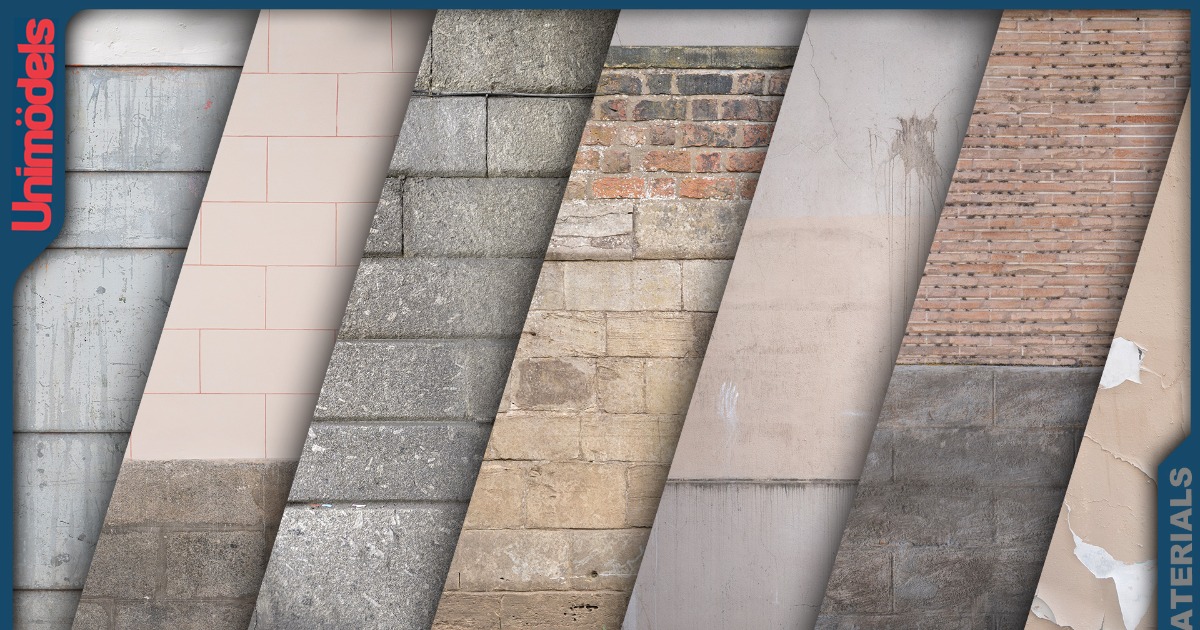 Urban Wall Materials Vol. 1 | 2D Textures & Materials | Unity Asset Store