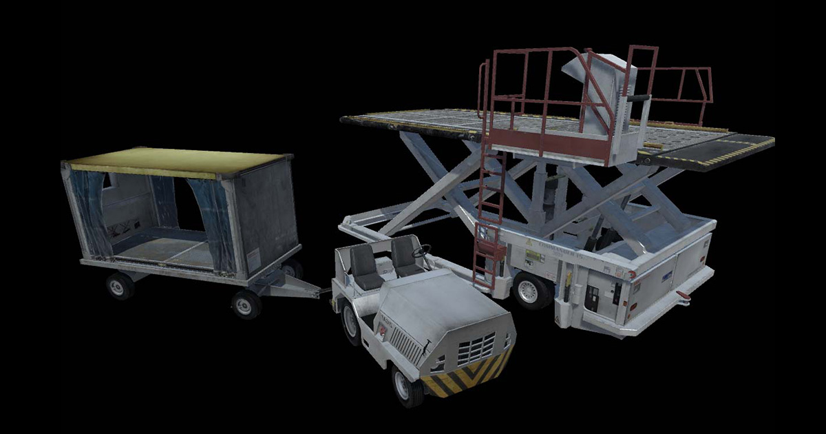 Airport Vehicles Set1 | 3D 지상 | Unity Asset Store