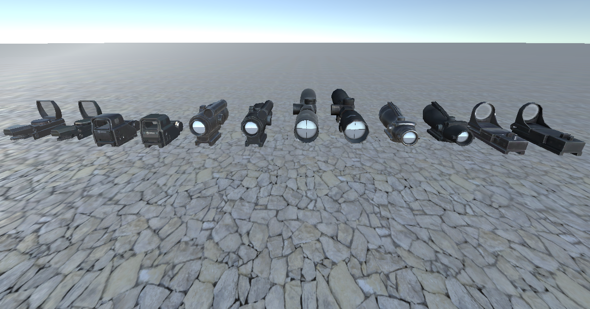 Weapon Scopes | 3D 武器 | Unity Asset Store